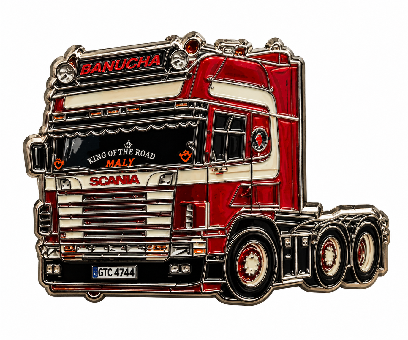 Pin Banucha Maly V8